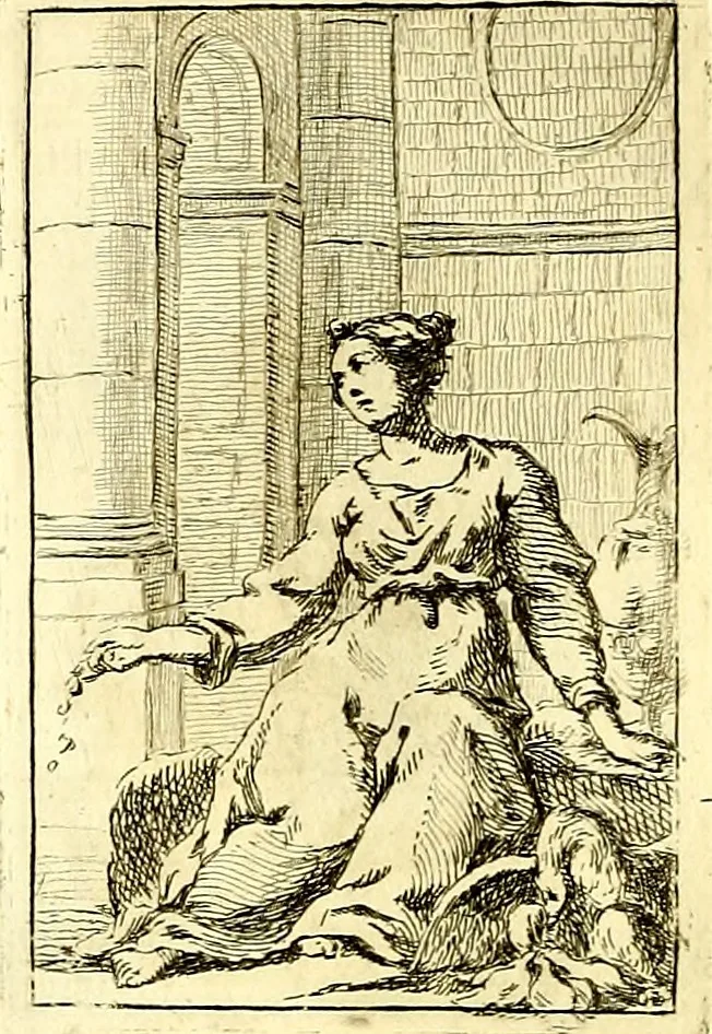 An illustration from Iconologie tirée de divers auteurs : ouvrage utile aux gens de lettres, aux poëtes, aux artistes, & généralement à tous les amateurs des beaux arts, 1759, leaf 125