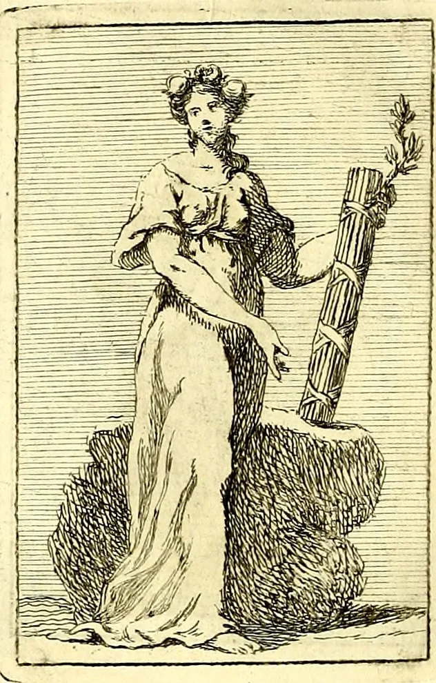 An illustration from Iconologie tirée de divers auteurs : ouvrage utile aux gens de lettres, aux poëtes, aux artistes, & généralement à tous les amateurs des beaux arts, 1759, leaf 131