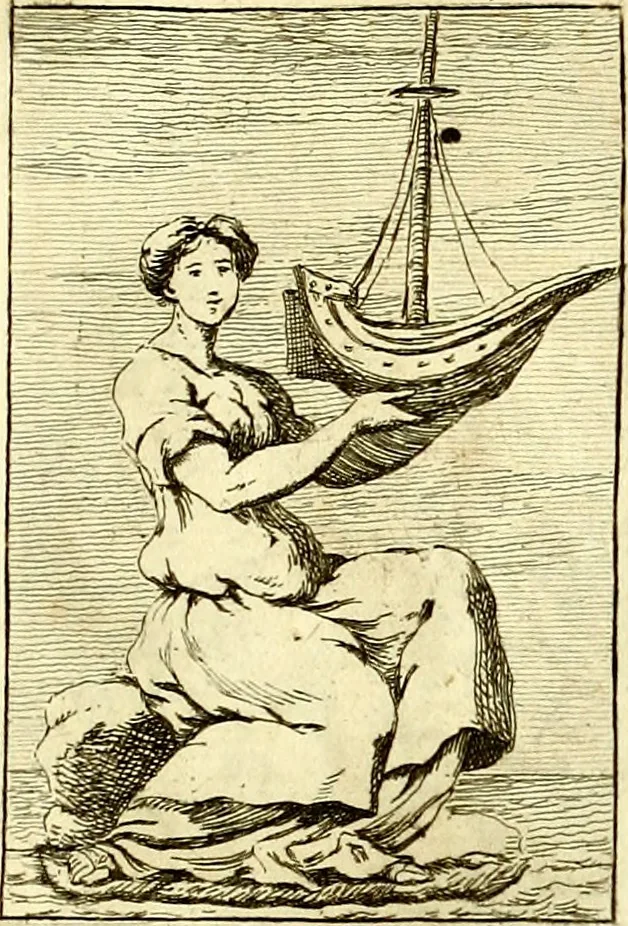 An illustration from Iconologie tirée de divers auteurs : ouvrage utile aux gens de lettres, aux poëtes, aux artistes, & généralement à tous les amateurs des beaux arts, 1759, leaf 134
