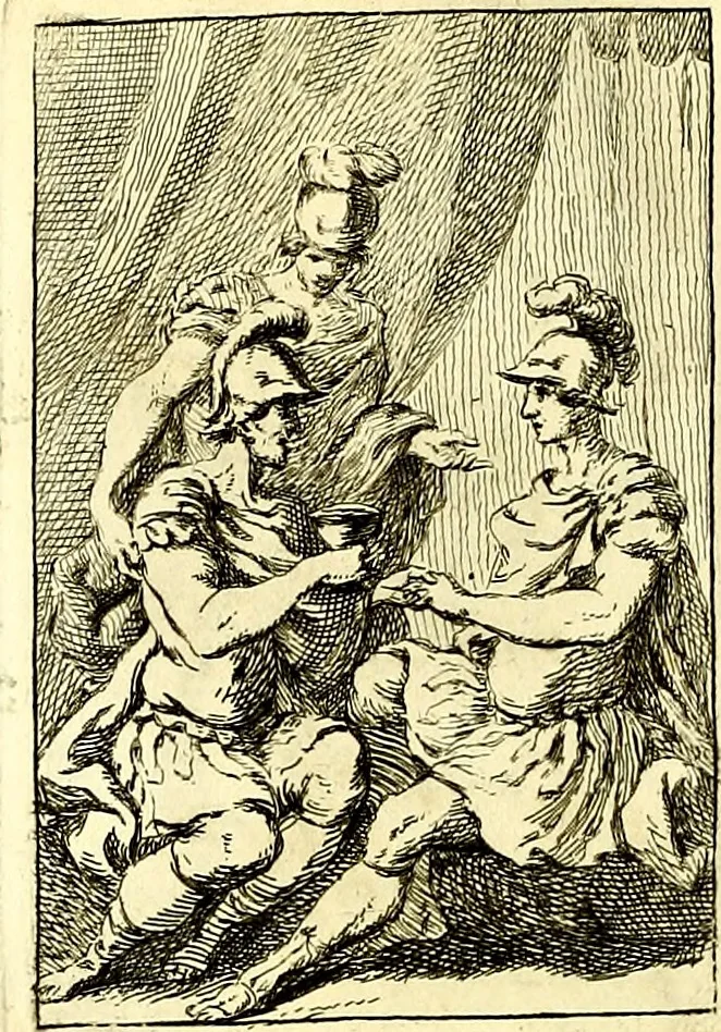 An illustration from Iconologie tirée de divers auteurs : ouvrage utile aux gens de lettres, aux poëtes, aux artistes, & généralement à tous les amateurs des beaux arts, 1759, leaf 135