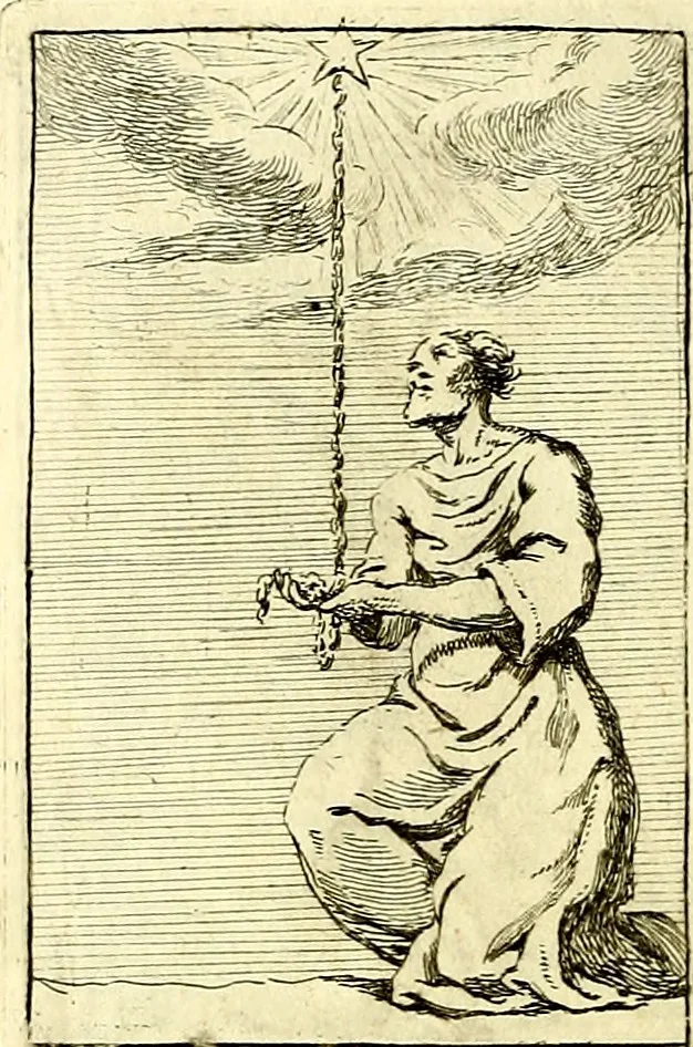 An illustration from Iconologie tirée de divers auteurs : ouvrage utile aux gens de lettres, aux poëtes, aux artistes, & généralement à tous les amateurs des beaux arts, 1759, leaf 137