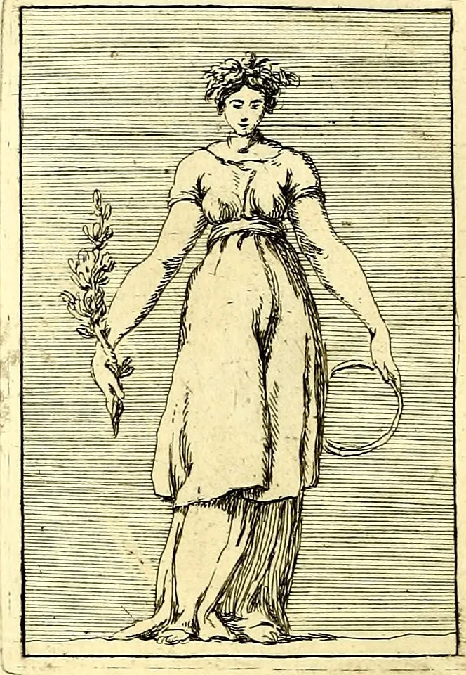An illustration from Iconologie tirée de divers auteurs : ouvrage utile aux gens de lettres, aux poëtes, aux artistes, & généralement à tous les amateurs des beaux arts, 1759, leaf 141