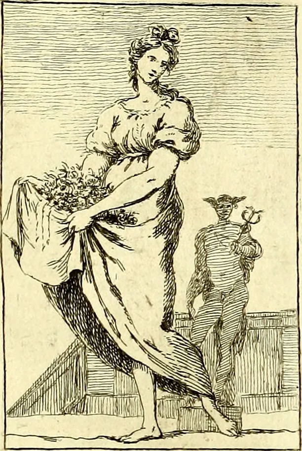 An illustration from Iconologie tirée de divers auteurs : ouvrage utile aux gens de lettres, aux poëtes, aux artistes, & généralement à tous les amateurs des beaux arts, 1759, leaf 158