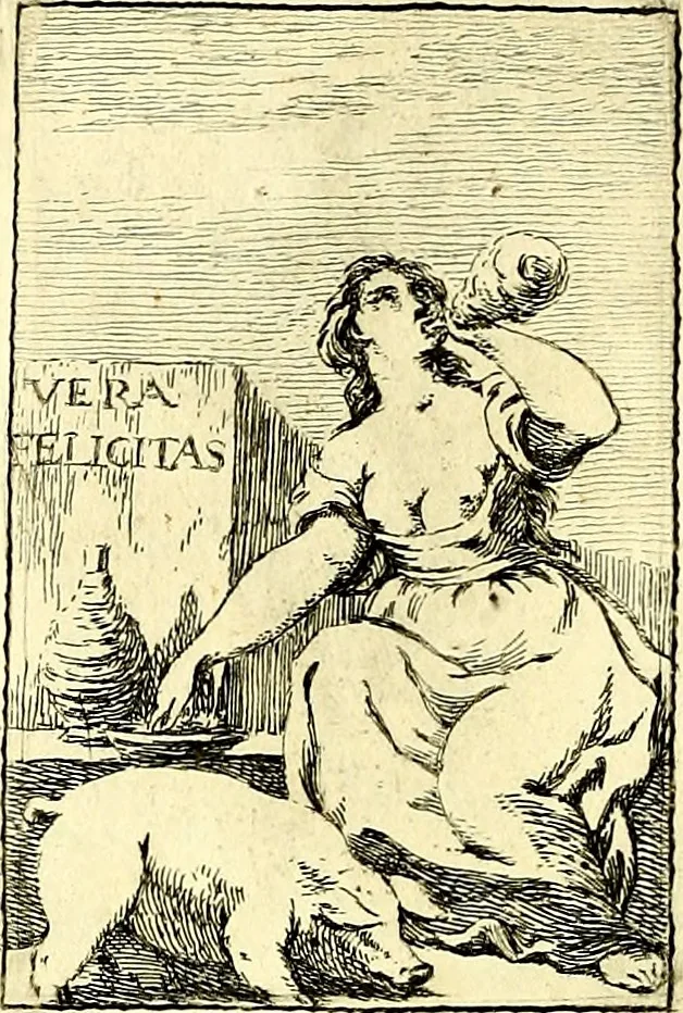 An illustration from Iconologie tirée de divers auteurs : ouvrage utile aux gens de lettres, aux poëtes, aux artistes, & généralement à tous les amateurs des beaux arts, 1759, leaf 161