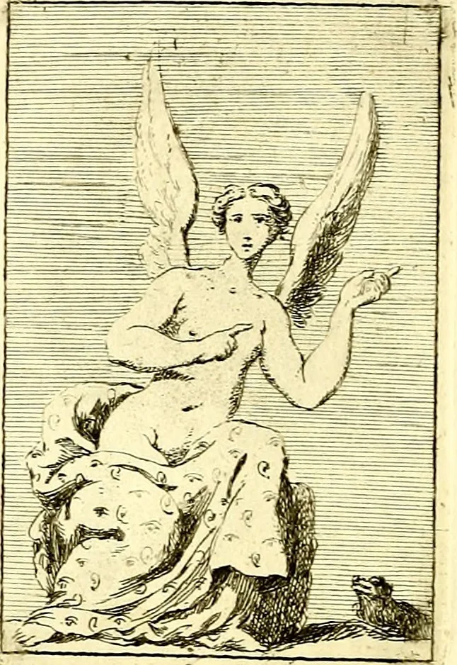 An illustration from Iconologie tirée de divers auteurs : ouvrage utile aux gens de lettres, aux poëtes, aux artistes, & généralement à tous les amateurs des beaux arts, 1759, leaf 167