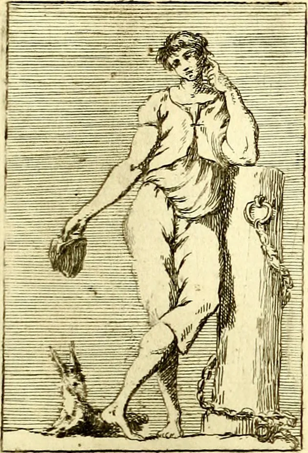 An illustration from Iconologie tirée de divers auteurs : ouvrage utile aux gens de lettres, aux poëtes, aux artistes, & généralement à tous les amateurs des beaux arts, 1759, leaf 168