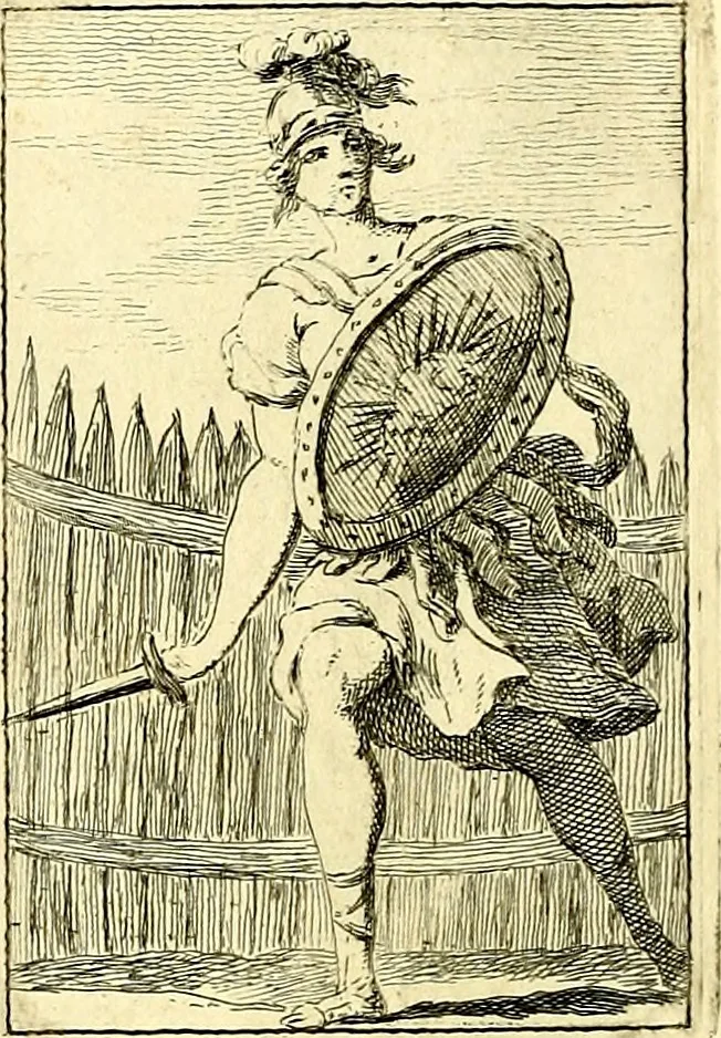 An illustration from Iconologie tirée de divers auteurs : ouvrage utile aux gens de lettres, aux poëtes, aux artistes, & généralement à tous les amateurs des beaux arts, 1759, leaf 171