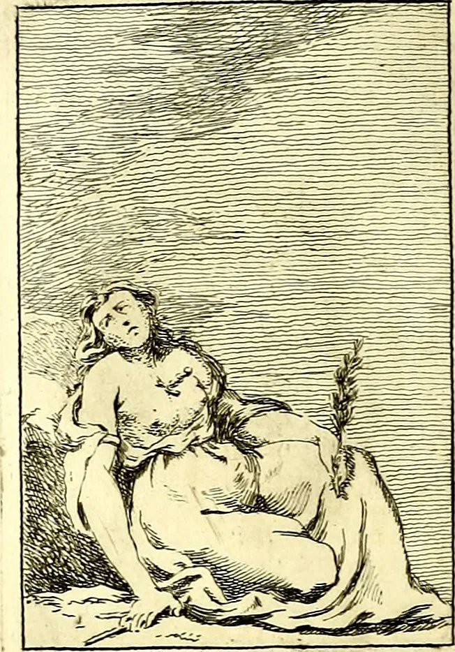 An illustration from Iconologie tirée de divers auteurs : ouvrage utile aux gens de lettres, aux poëtes, aux artistes, & généralement à tous les amateurs des beaux arts, 1759, leaf 175