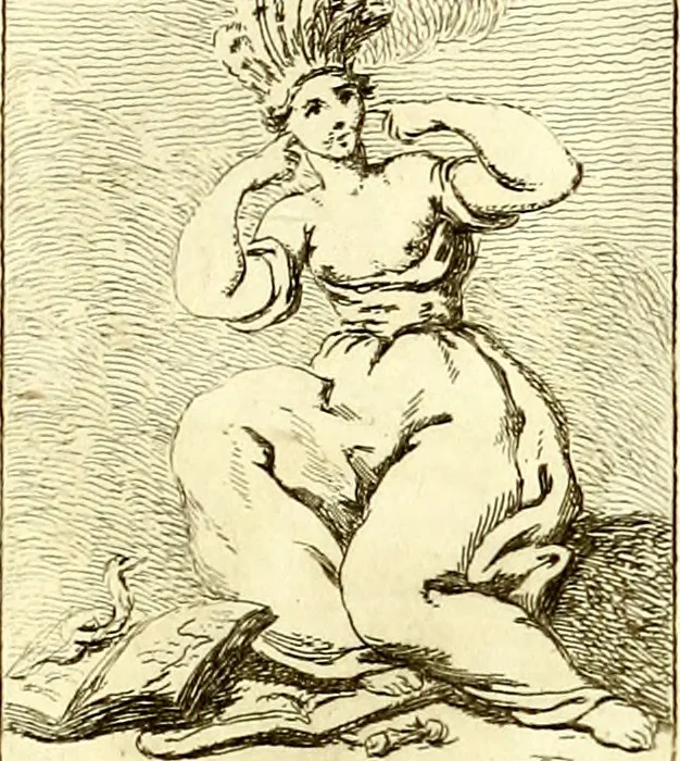 An illustration from Iconologie tirée de divers auteurs : ouvrage utile aux gens de lettres, aux poëtes, aux artistes, & généralement à tous les amateurs des beaux arts, 1759, leaf 178