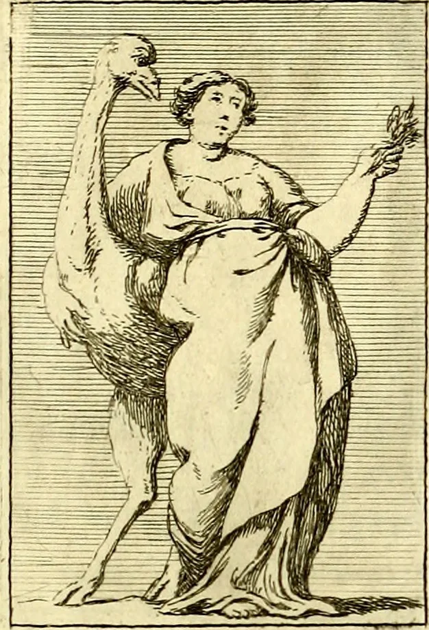 An illustration from Iconologie tirée de divers auteurs : ouvrage utile aux gens de lettres, aux poëtes, aux artistes, & généralement à tous les amateurs des beaux arts, 1759, leaf 184