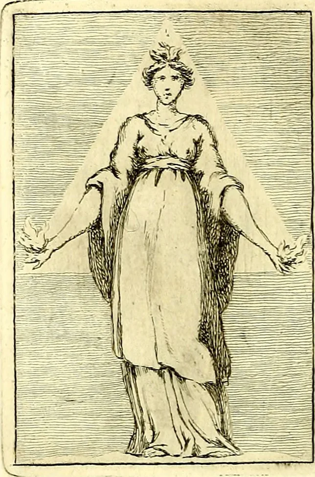 An illustration from Iconologie tirée de divers auteurs : ouvrage utile aux gens de lettres, aux poëtes, aux artistes, & généralement à tous les amateurs des beaux arts, 1759, leaf 191