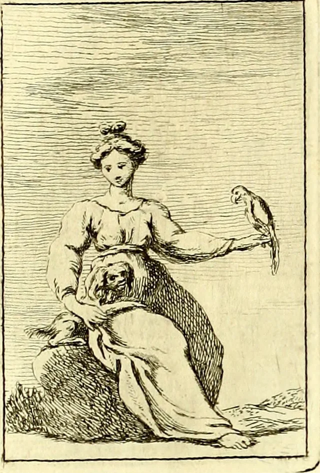 An illustration from Iconologie tirée de divers auteurs : ouvrage utile aux gens de lettres, aux poëtes, aux artistes, & généralement à tous les amateurs des beaux arts, 1759, leaf 192