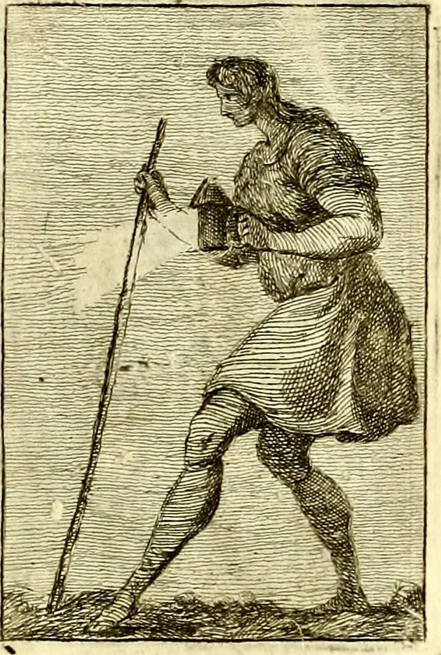 An illustration from Iconologie tirée de divers auteurs : ouvrage utile aux gens de lettres, aux poëtes, aux artistes, & généralement à tous les amateurs des beaux arts, 1759, leaf 198