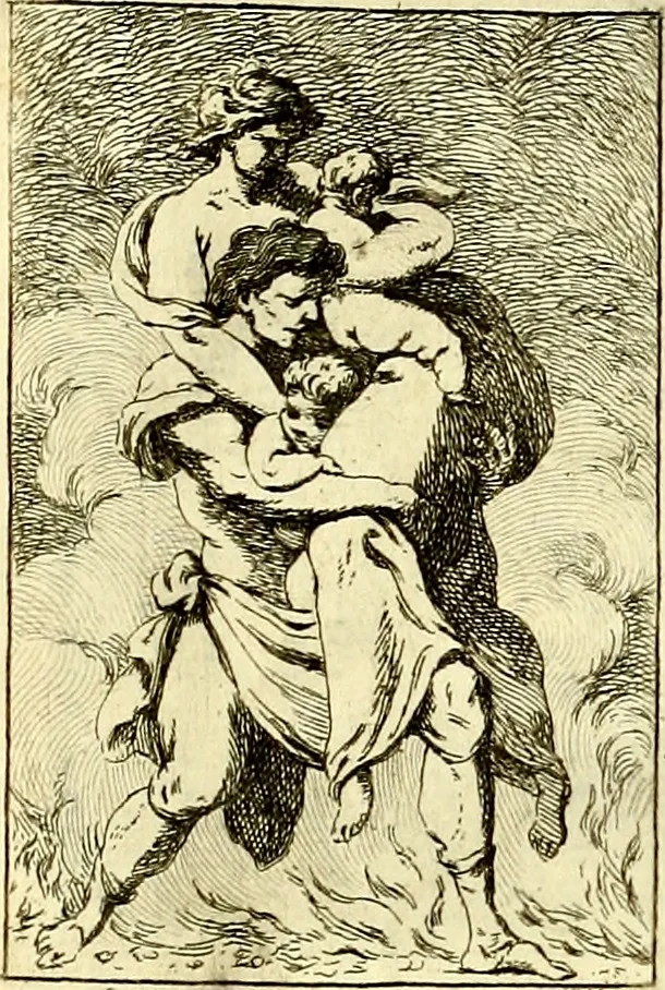 An illustration from Iconologie tirée de divers auteurs : ouvrage utile aux gens de lettres, aux poëtes, aux artistes, & généralement à tous les amateurs des beaux arts, 1759, leaf 200