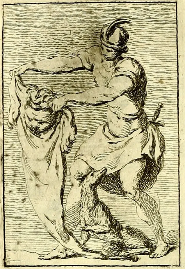 An illustration from Iconologie tirée de divers auteurs : ouvrage utile aux gens de lettres, aux poëtes, aux artistes, & généralement à tous les amateurs des beaux arts, 1759, leaf 201