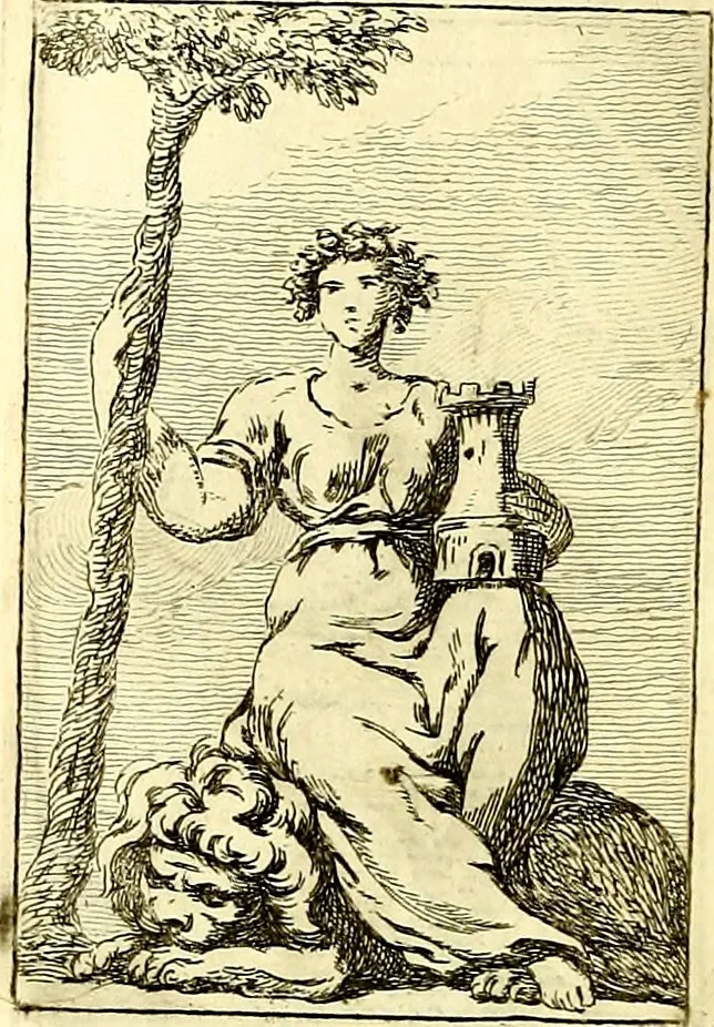 An illustration from Iconologie tirée de divers auteurs : ouvrage utile aux gens de lettres, aux poëtes, aux artistes, & généralement à tous les amateurs des beaux arts, 1759, leaf 207
