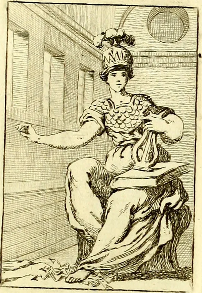 An illustration from Iconologie tirée de divers auteurs : ouvrage utile aux gens de lettres, aux poëtes, aux artistes, & généralement à tous les amateurs des beaux arts, 1759, leaf 208