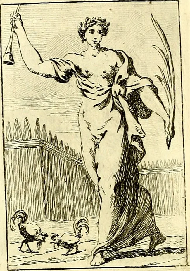 An illustration from Iconologie tirée de divers auteurs : ouvrage utile aux gens de lettres, aux poëtes, aux artistes, & généralement à tous les amateurs des beaux arts, 1759, leaf 209