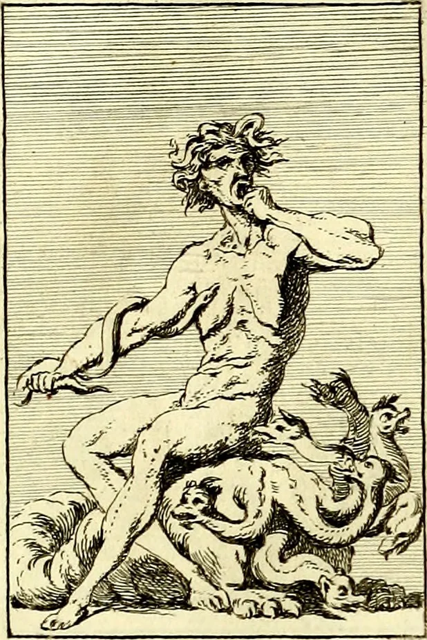 An illustration from Iconologie tirée de divers auteurs : ouvrage utile aux gens de lettres, aux poëtes, aux artistes, & généralement à tous les amateurs des beaux arts, 1759, leaf 210