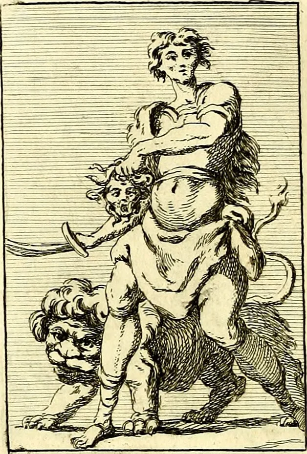 An illustration from Iconologie tirée de divers auteurs : ouvrage utile aux gens de lettres, aux poëtes, aux artistes, & généralement à tous les amateurs des beaux arts, 1759, leaf 211