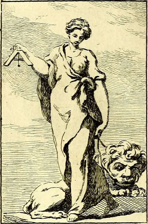 An illustration from Iconologie tirée de divers auteurs : ouvrage utile aux gens de lettres, aux poëtes, aux artistes, & généralement à tous les amateurs des beaux arts, 1759, leaf 223