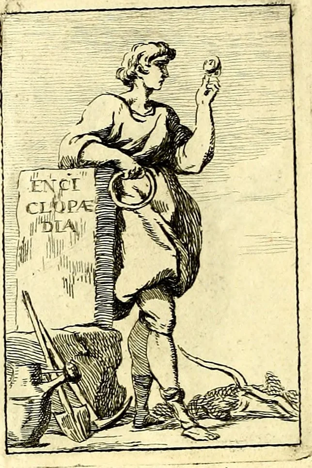 An illustration from Iconologie tirée de divers auteurs : ouvrage utile aux gens de lettres, aux poëtes, aux artistes, & généralement à tous les amateurs des beaux arts, 1759, leaf 227