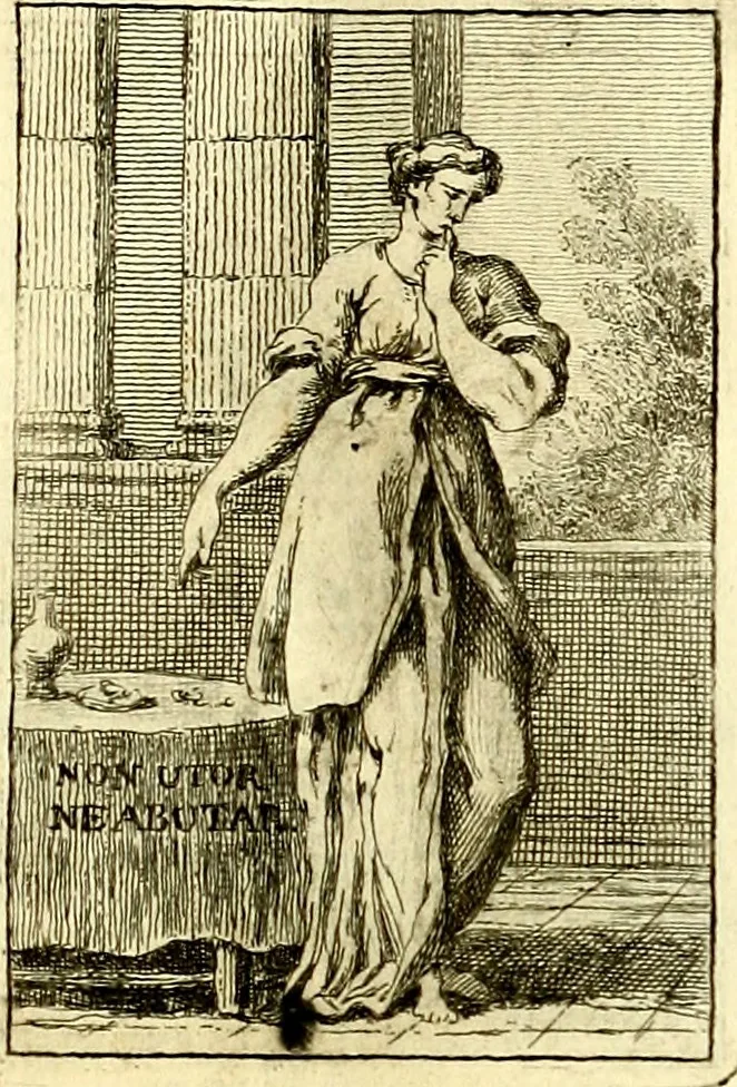 An illustration from Iconologie tirée de divers auteurs : ouvrage utile aux gens de lettres, aux poëtes, aux artistes, & généralement à tous les amateurs des beaux arts, 1759, leaf 30