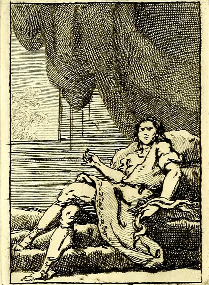 An illustration from Iconologie tirée de divers auteurs : ouvrage utile aux gens de lettres, aux poëtes, aux artistes, & généralement à tous les amateurs des beaux arts, 1759, leaf 39