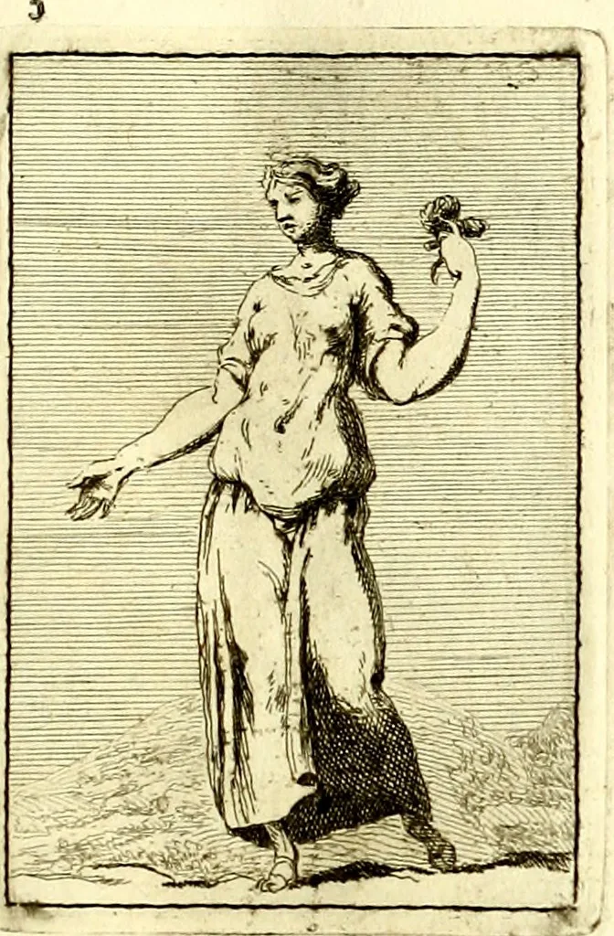 An illustration from Iconologie tirée de divers auteurs : ouvrage utile aux gens de lettres, aux poëtes, aux artistes, & généralement à tous les amateurs des beaux arts, 1759, leaf 40