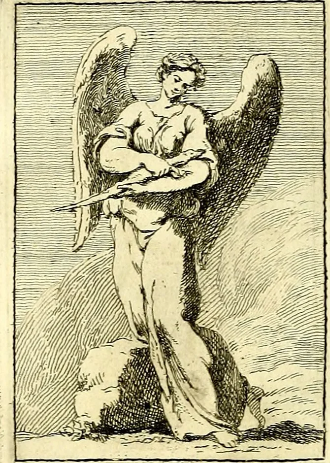 An illustration from Iconologie tirée de divers auteurs : ouvrage utile aux gens de lettres, aux poëtes, aux artistes, & généralement à tous les amateurs des beaux arts, 1759, leaf 41