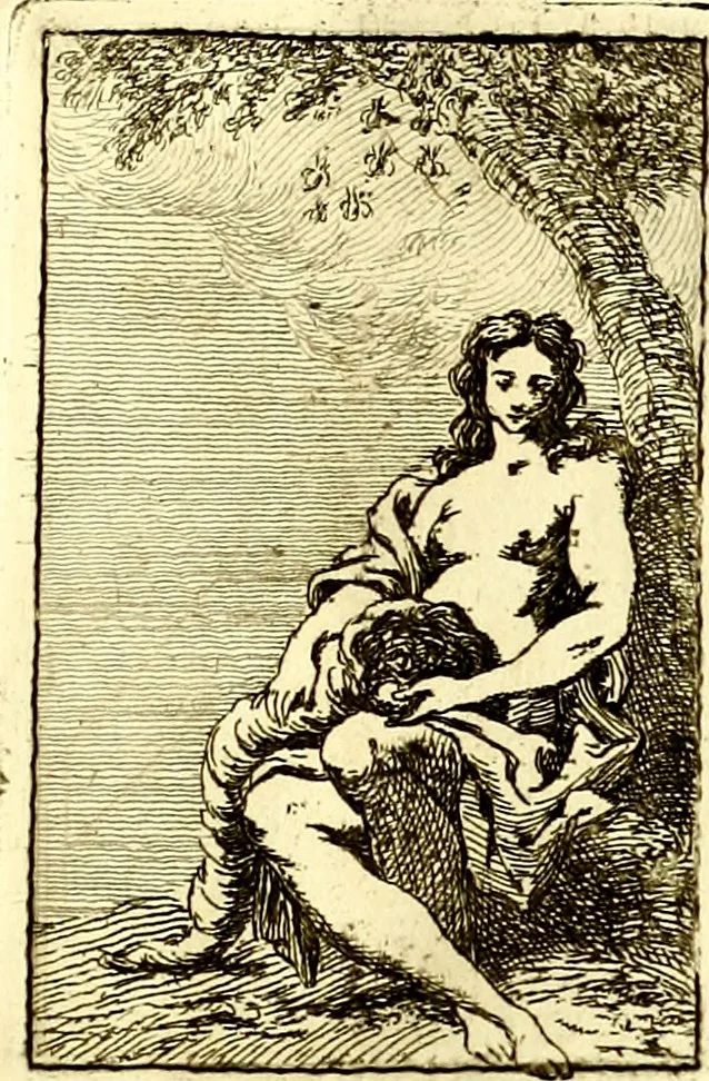 An illustration from Iconologie tirée de divers auteurs : ouvrage utile aux gens de lettres, aux poëtes, aux artistes, & généralement à tous les amateurs des beaux arts, 1759, leaf 42