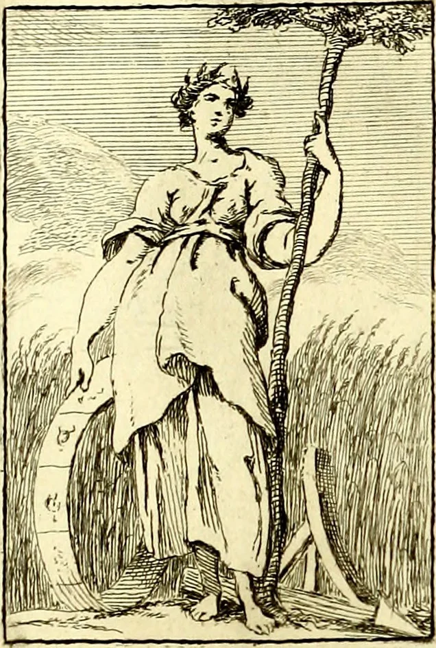 An illustration from Iconologie tirée de divers auteurs : ouvrage utile aux gens de lettres, aux poëtes, aux artistes, & généralement à tous les amateurs des beaux arts, 1759, leaf 48