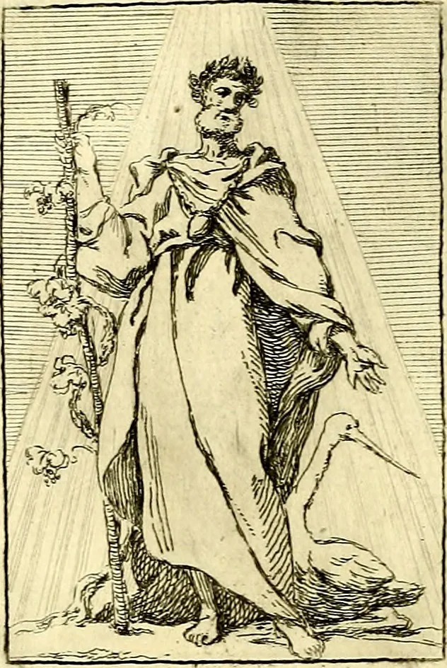 An illustration from Iconologie tirée de divers auteurs : ouvrage utile aux gens de lettres, aux poëtes, aux artistes, & généralement à tous les amateurs des beaux arts, 1759, leaf 49