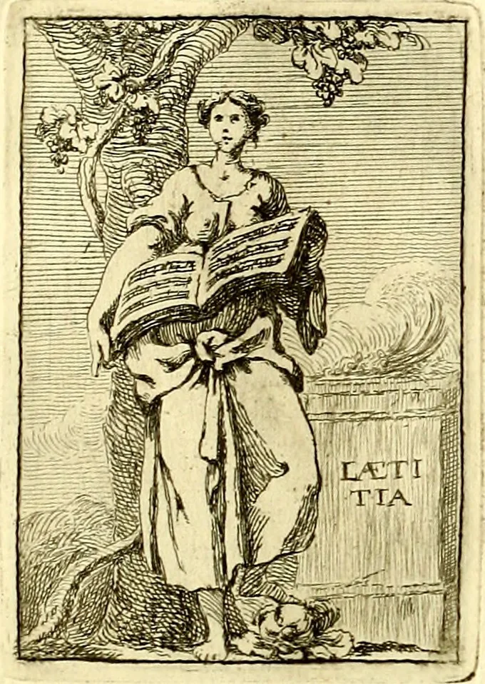 An illustration from Iconologie tirée de divers auteurs : ouvrage utile aux gens de lettres, aux poëtes, aux artistes, & généralement à tous les amateurs des beaux arts, 1759, leaf 50