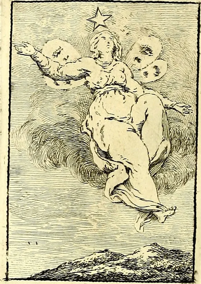 An illustration from Iconologie tirée de divers auteurs : ouvrage utile aux gens de lettres, aux poëtes, aux artistes, & généralement à tous les amateurs des beaux arts, 1759, leaf 53
