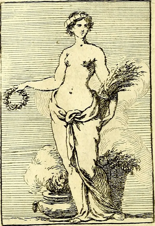 An illustration from Iconologie tirée de divers auteurs : ouvrage utile aux gens de lettres, aux poëtes, aux artistes, & généralement à tous les amateurs des beaux arts, 1759, leaf 65