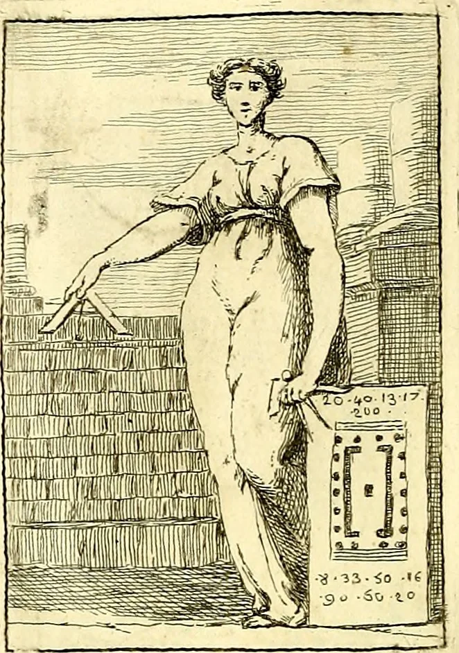An illustration from Iconologie tirée de divers auteurs : ouvrage utile aux gens de lettres, aux poëtes, aux artistes, & généralement à tous les amateurs des beaux arts, 1759, leaf 67