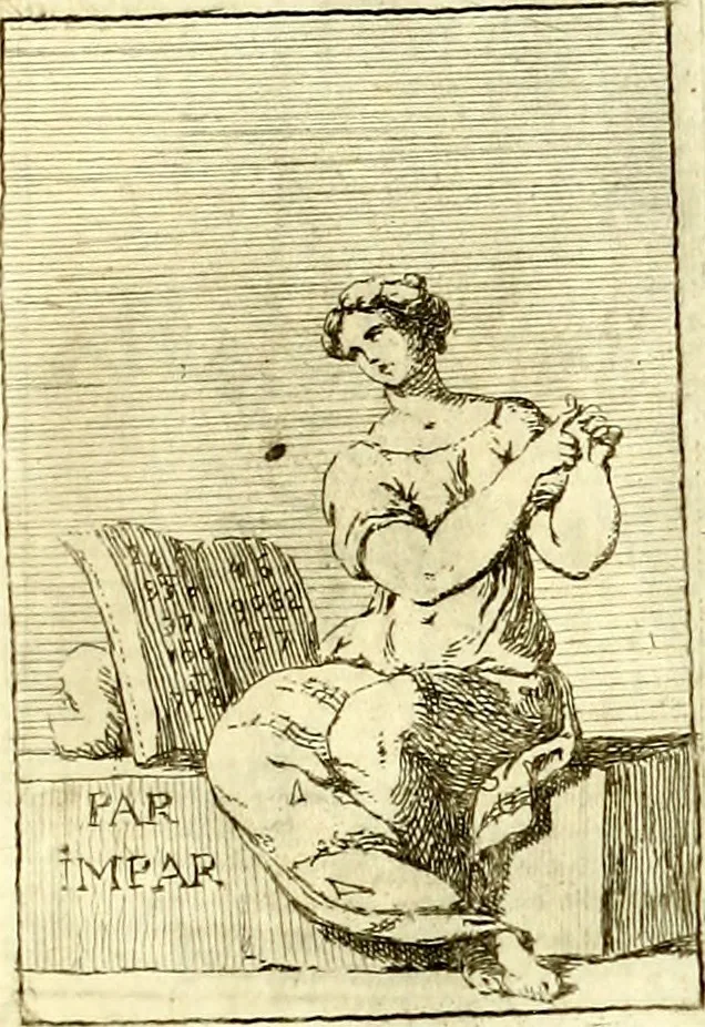 An illustration from Iconologie tirée de divers auteurs : ouvrage utile aux gens de lettres, aux poëtes, aux artistes, & généralement à tous les amateurs des beaux arts, 1759, leaf 68