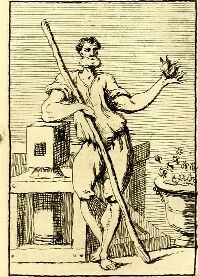 An illustration from Iconologie tirée de divers auteurs : ouvrage utile aux gens de lettres, aux poëtes, aux artistes, & généralement à tous les amateurs des beaux arts, 1759, leaf 72