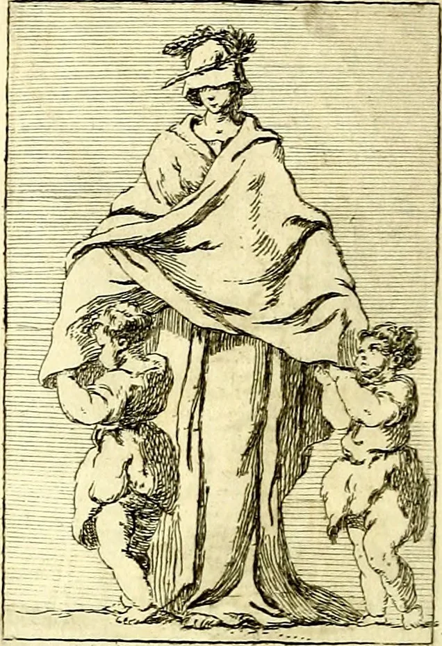An illustration from Iconologie tirée de divers auteurs : ouvrage utile aux gens de lettres, aux poëtes, aux artistes, & généralement à tous les amateurs des beaux arts, 1759, leaf 81