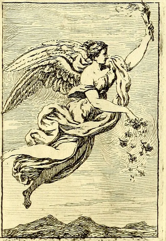 An illustration from Iconologie tirée de divers auteurs : ouvrage utile aux gens de lettres, aux poëtes, aux artistes, & généralement à tous les amateurs des beaux arts, 1759, leaf 82