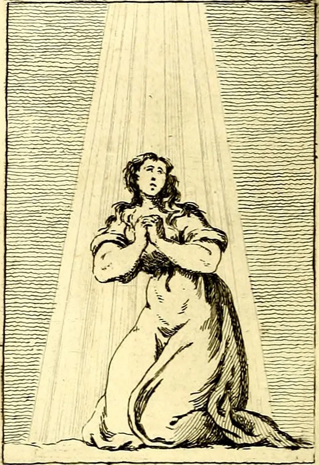An illustration from Iconologie tirée de divers auteurs : ouvrage utile aux gens de lettres, aux poëtes, aux artistes, & généralement à tous les amateurs des beaux arts, 1759, leaf 87