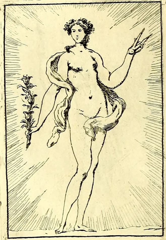 An illustration from Iconologie tirée de divers auteurs : ouvrage utile aux gens de lettres, aux poëtes, aux artistes, & généralement à tous les amateurs des beaux arts, 1759, leaf 93
