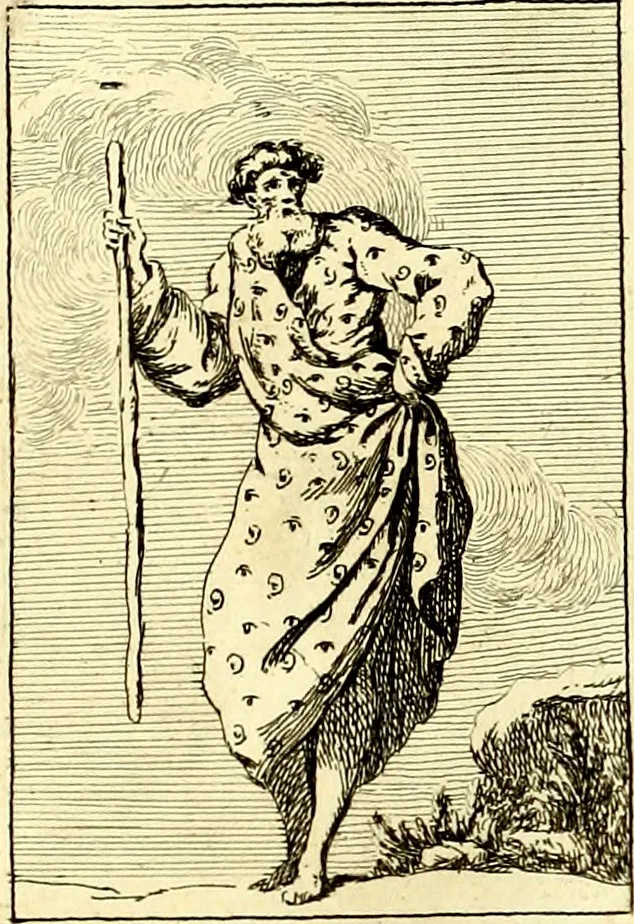An illustration from Iconologie tirée de divers auteurs : ouvrage utile aux gens de lettres, aux poëtes, aux artistes, & généralement à tous les amateurs des beaux arts, 1759, leaf 96