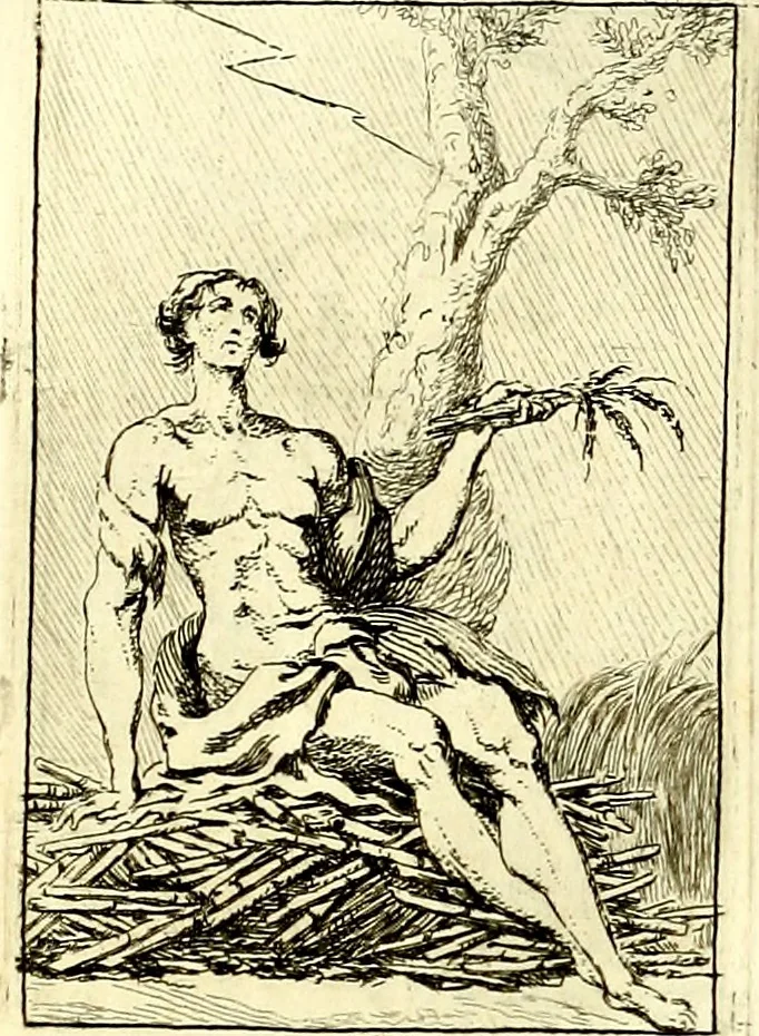 An illustration from Iconologie tirée de divers auteurs : ouvrage utile aux gens de lettres, aux poëtes, aux artistes, & généralement à tous les amateurs des beaux arts, 1759, leaf 98