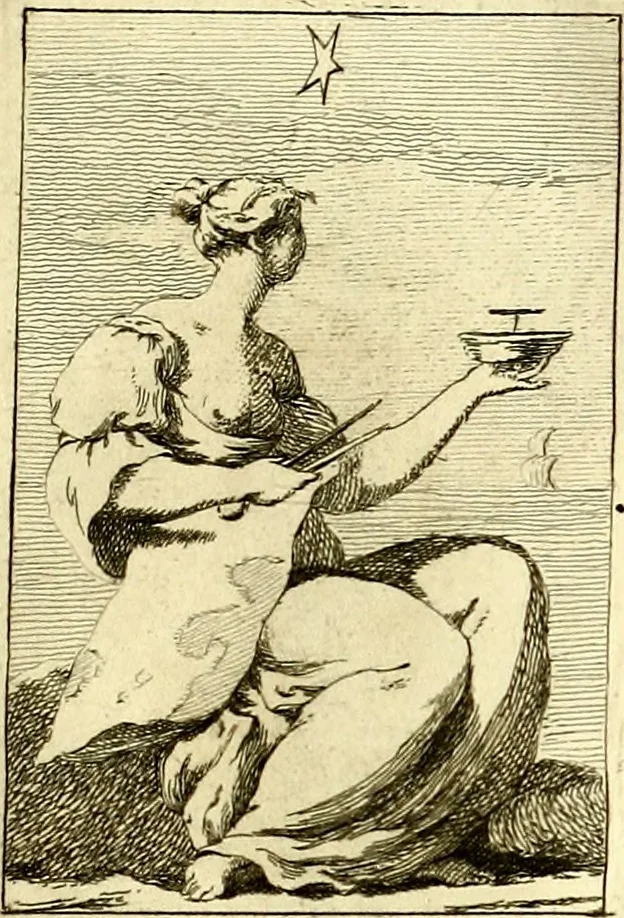 An illustration from Iconologie tirée de divers auteurs : ouvrage utile aux gens de lettres, aux poëtes, aux artistes, & généralement à tous les amateurs des beaux arts, 1759, leaf 102