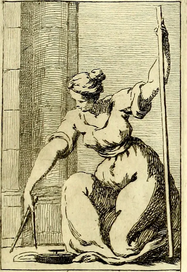An illustration from Iconologie tirée de divers auteurs : ouvrage utile aux gens de lettres, aux poëtes, aux artistes, & généralement à tous les amateurs des beaux arts, 1759, leaf 106