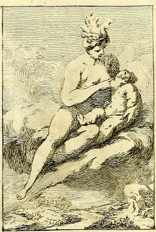 An illustration from Iconologie tirée de divers auteurs : ouvrage utile aux gens de lettres, aux poëtes, aux artistes, & généralement à tous les amateurs des beaux arts, 1759, leaf 107