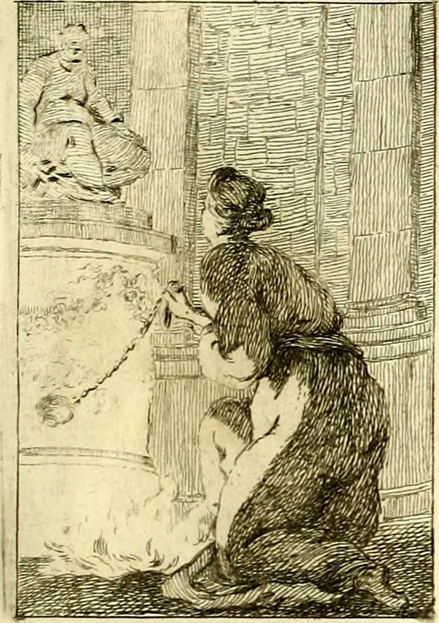 An illustration from Iconologie tirée de divers auteurs : ouvrage utile aux gens de lettres, aux poëtes, aux artistes, & généralement à tous les amateurs des beaux arts, 1759, leaf 108