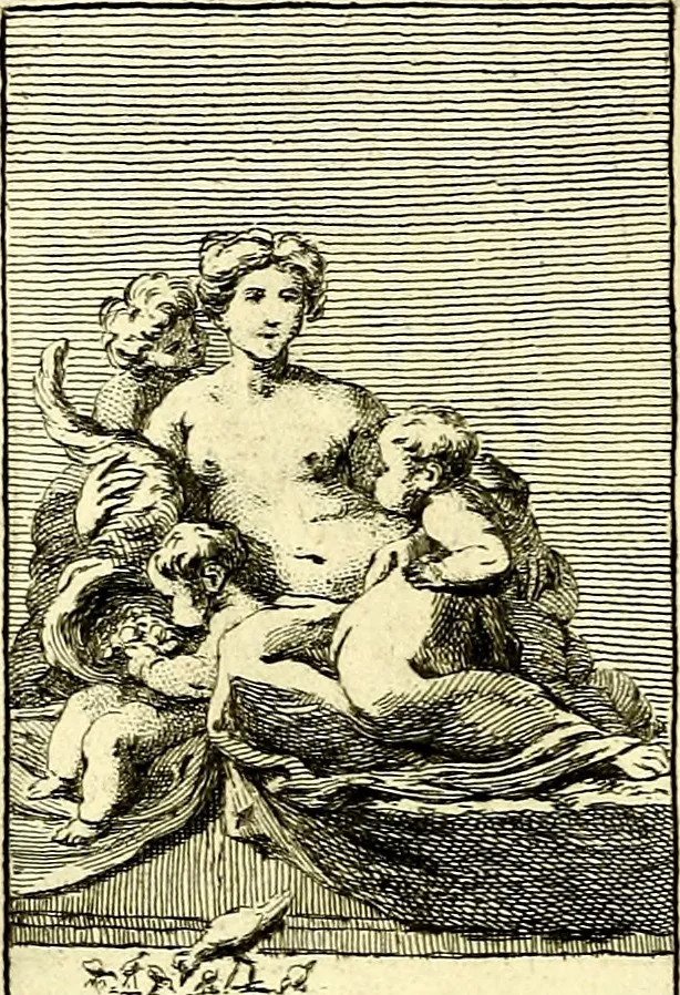 An illustration from Iconologie tirée de divers auteurs : ouvrage utile aux gens de lettres, aux poëtes, aux artistes, & généralement à tous les amateurs des beaux arts, 1759, leaf 11